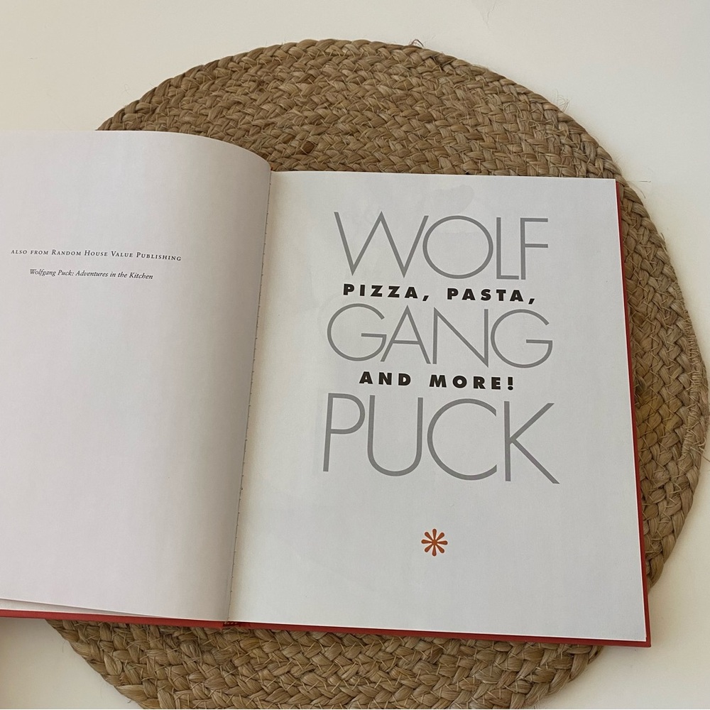 WOLFGANG PUCK Pizza, Pasta, and More! Cookbook (hardcover) 2000 - Picture 3 of 16